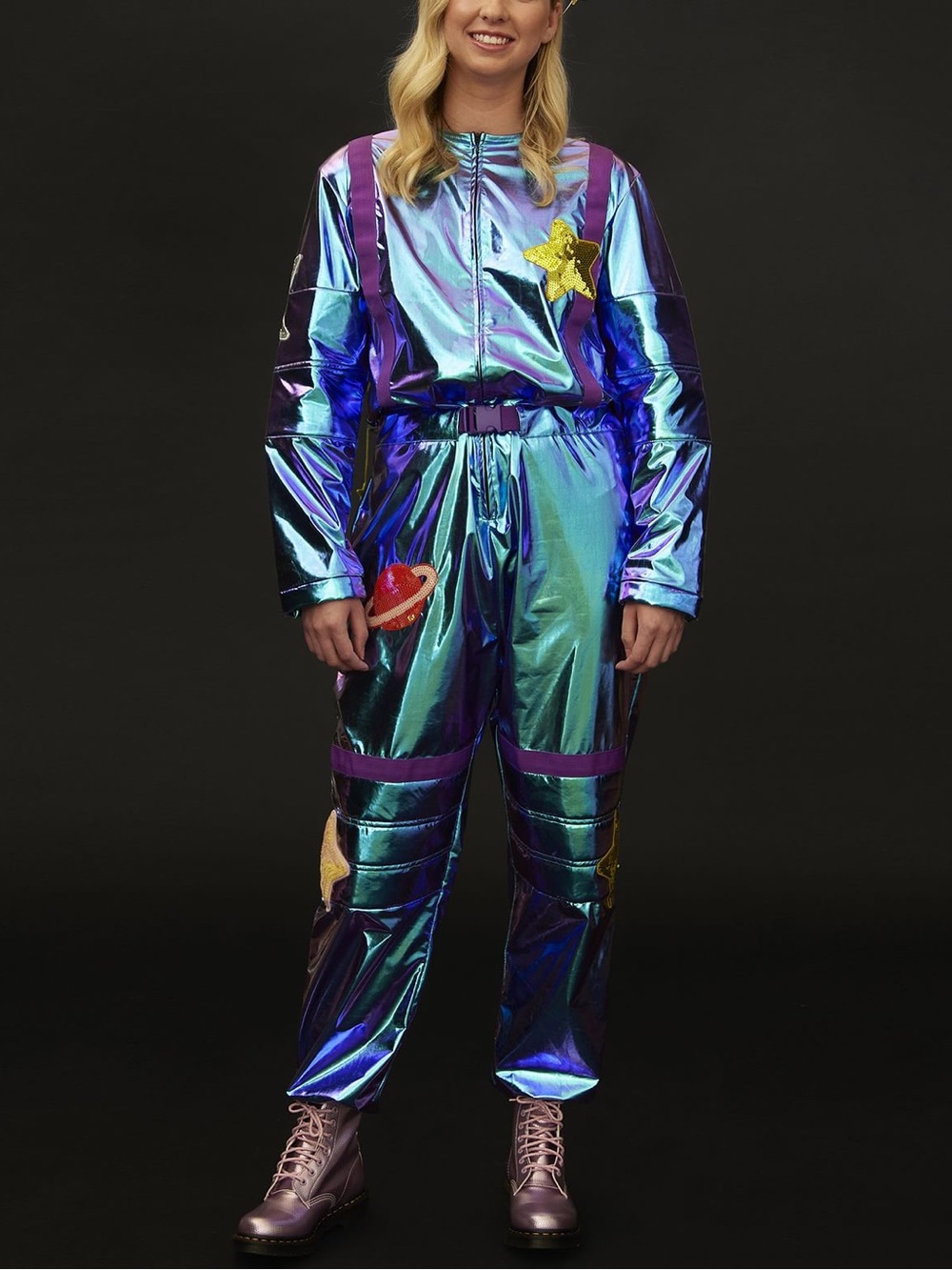 Adult pottery barn Adult Light-Up Cosmic Sparkle Astronaut Costume